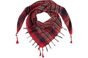 LOVARZI Keffieh Foulard Palestinien - Chic et souple écharpe pour Homme et Femme