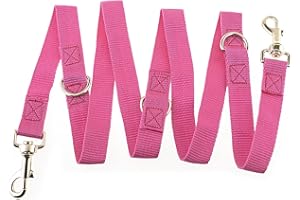 Maximum Pet Products Police style Fuchsia dog training lead 6ft Multiple colours 6ft/1.8m