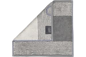 CAWÖ Home Handtücher Luxury Home Two-Tone 590 Schiefer - 77 Seiflappen 30x30 cm