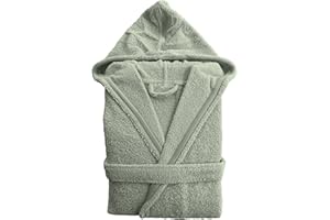 BOSKIMO Albornoz de Baño Unisex con Capucha 100% Algodón OEKO-TEX – Bata para Hombre y Mujer – Rizo Americano 420 gsm – Suave y muy Absorbente