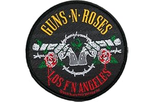 Unbekannt Écusson Guns´n´Roses Los Angeles – Patch Guns´n´Roses – tissé et sous licence !!, multicolore, S