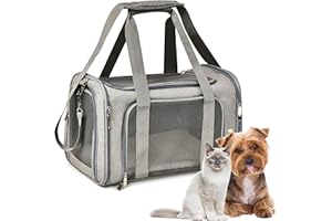 SORELI Cat Carrier Pet Carrier Travel Crate Dog Carrier Large Carrier Bag (UK Company)