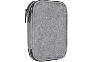 GLOGLOW Organizador de Ganchillo Portátil, Estuche con Cremallera para Almacenamiento de Accesorios de Tejido, Bolsa de Viaje para Herramientas de Ganchillo