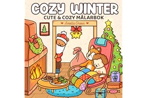 Cozy winter målarbok
