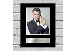 ICONIC PICS Photo dédicacée de Pierce Brosnan James Bond 007