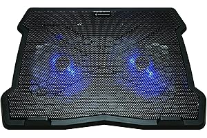 Conceptronic THANA06B 2-Fan Cooling Pad Notebook-Kühlpad 39,6 cm (15.6 Zoll) Schwarz