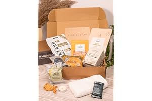 HALLBY - Head to Toe - Spa Box, Pamper Set, Relaxation Gifts for Women, Personalised Gifts, Birthday Box, Self Care Gifts for Women, Spa Gift Set - 10 Pcs