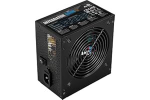 Aerocool Integrator 600 W 80 Plus Bronze Power Supply Unit with UK 3 Pin Power Lead