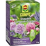 COMPO Stauden Langzeit-Dünger für alle Arten von Stauden, 6 Monate Langzeitwirkung, 2 kg, 46m²