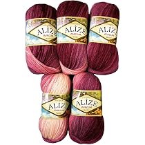 Alize Burcum Strickgarn – 100g, 210 M, 100% Polyacryl, Uni, Farbe Wählbar (z.B. Petrol), Weich & Vielseitig