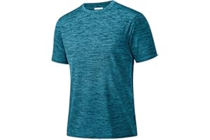 MAGCOMSEN Men's T-Shirts Shorts Sleeve Quick Dry Running Tops Lightweight Gym T-Shirts Summer Hiking Shirt for Men
