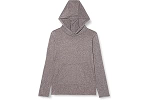 FM London Męska sportowa koszulka z kapturem | Odprowadzająca wilgoć, antytarciowa, antybakteryjna koszulka sportowa, szary, S