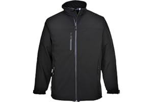 Portwest TK50BKR5XL Giacca Softshell 3 Strati, Nero, 5XL