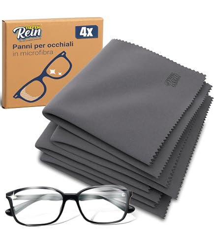 5 Panni In Microfibra Zeiss Per Pulizia Lenti, Occhiali, Fotocamere E Schermi. Nuovi!