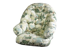 Gilda Replacement Cane Furniture WRAP ROUND SWIVEL - CUSHIONS ONLY Wicker Rattan Conservatory (Lily Teal)