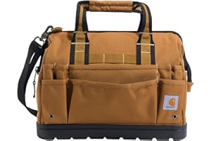 Carhartt Legacy Tool Bag 16-Inch w/ Molded Base, Carhartt Brown