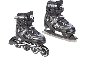 ‎CROXER Croxer 2in1 Schlittschuhe Inline Skates Inliner Optima Black/Mint