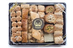 1kg Assorted Baklawa Baklava Home Made Recipe Freshly Baked and Shipped UK, Chateau de Mediterranean