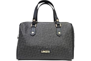 LUIGI BENETTON Borsa Donna Bauletto Rettangolare LANCETTI Linea Personalizzata a Spalla con Due Manici e Tracolla Regolabile Removibile ART: LL22W-109-2 LINEA ROSANNA Dimensioni 32 X 22 X 17