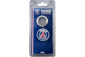 PSG Logo Porte-Clefs Caoutchouc Blister Gomme Multicolore 8,5 x 18 x 2,5 cm