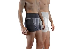 FarmaMed Ecodrytech Pacco da 2 Boxer Uomo, Traspirante, Seamless, Antibatterico, Antiodore, 100% Made in Italy