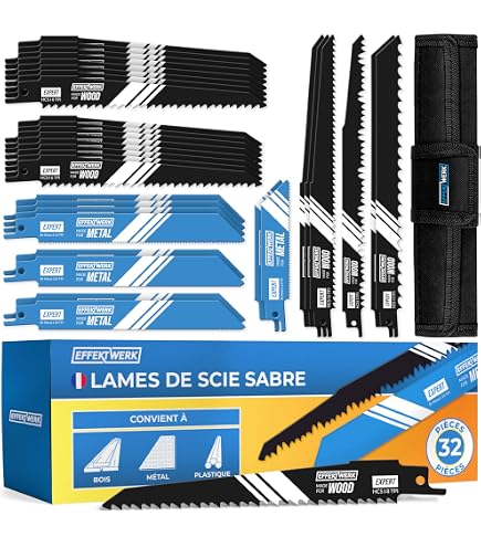 54 Pcs Lames De Scie Sauteuse En Acier À Haute Teneur En Carbone