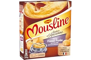 Maggi Mousline Purée Saveur à L'Ancienne Presse Purée (3 Sachets), 375g
