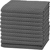 ZOLLNER 10 Cotton Terry Cloths, 45 x 60 cm, Grey