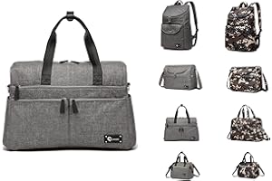 Clamaro Baby Explorer Baby Bags Series - Changing Bags, Changing Backpacks and Cool Bags (Choice of 4 Models) 8.5-19 Litres Including Changing Mat, Water-Resistant Baby Bags