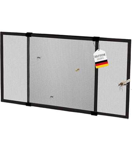 Zanzariera Estensibile Blinky - Rete In Fibra Di Vetro, Allungabile Da 90 A 175 Cm, Montaggio Senza Fori - Foto 6