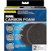 Fluval Aktif karbonlu k&ouml;p&uuml;k kartuş, Fluval dış filtre FX4, FX5 ve FX6 i&ccedil;in, 2'li paket