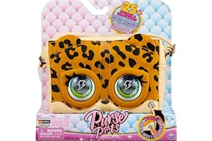 Purse Pets Leoluxe Leopard Interactive con más de 25 Sonidos y reacciones, Juguetes Infantiles para niñas de 5 años en adelante