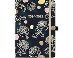 Diary 2021-2022 - Academic Diary from July 2021 to June 2022, Mid Year Diary A5 Weekly and Monthly to View Diary with Hardcov