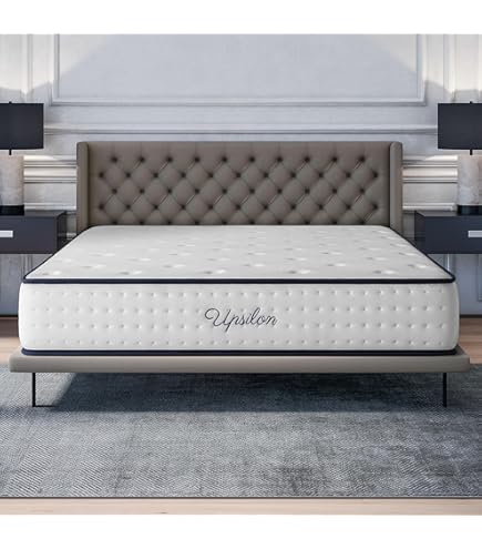 Matelas SAMPUR Hybride Noir 180x200 Cm - Confort Hôtelier, Mémoire De Forme & Ressorts Ensachés