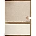 FutureX Printed Fabric File Folders for Certificates, Document Holder, Jute Conference Folder (Size: A4,Royal White)