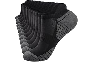 TANSTC Calcetines Hombre Mujeres 43-46 39-42 35-38 47-50 6 Pares, Deporte Algodón Calcetines Transpirable Cortos Calcetines Bajos Hombres Antideslizante Para Baloncesto, Adecuado Para Trabajo, Ocio