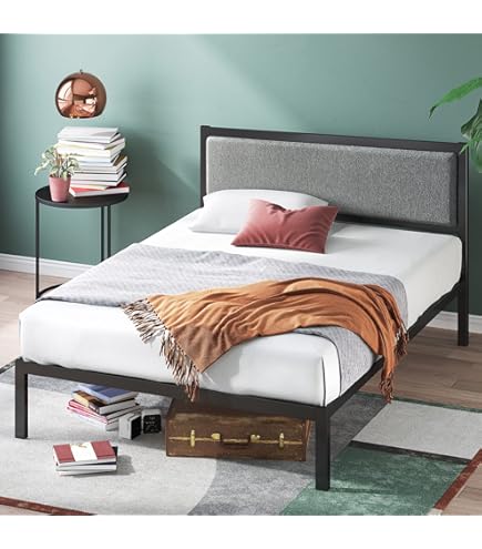 Letto Zinus Christina 160x190 Cm - Testiera Imbottita, Struttura Acciaio - Foto 11