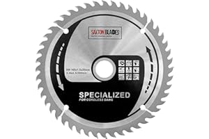 TCT16548T Saxton 165 mm x 48 t TCT cienka szczelina bezprzewodowa tarcza tarczowa kompatybilna z Dewalt Makita Ryobi Bosch