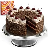 BakeBuddy Professional Aluminium Turntable Plate 30 cm for Cakes