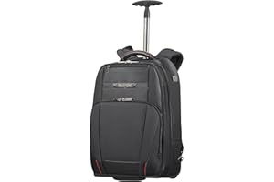 Samsonite Pro-DLX 5 - Wheeled Backpack for 17.3" Laptop 2.6 KG Zaino Casual, 48 cm, 28 liters, Nero (Black)