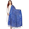RANI SAAHIBA Women's Art Silk Printed Dupatta