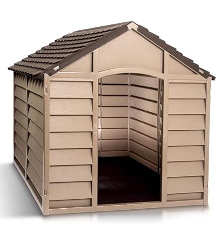 Casetta Per Cani KG KITGARDEN Milú - PVC, 71x71x68 Cm, Leggera E Resistente - Foto 10