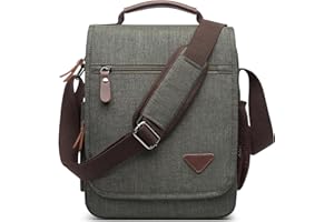 DORRISO Elegant Men Messenger Bags Fashion Shoulder Bag Satchel Briefcase Bag Travel Satchel College Bag Schoolbag for Vacation Work Casual Daily Man Shoulder Bag