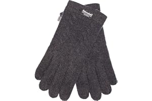 EEM FASHION EEM guanti da donna in maglia, lana morbida, fodera termica Thinsulate, maglia a trecce