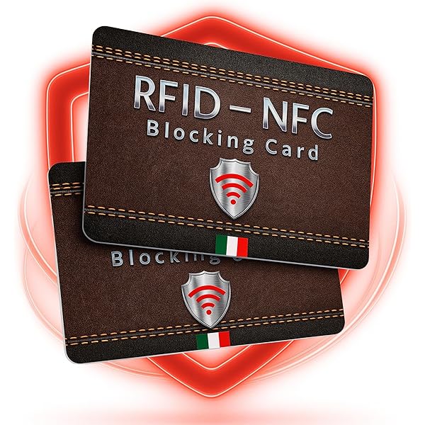 LOTTO PORTAFOGLI BLOCCO Carta Bancaria RFID Contactless Debito Protettore Credito Lotto G6 EUR 2