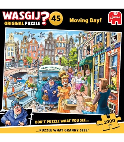 Jumbo: Wasgij Mystery 27 Vlam in de Pan (1000) legpuzzel OP = OP - , legpuzzels voor volwassenen en kinderpuzzels