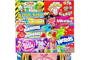 American Candy Box | USA Amerykańskie pudełko na słodycze | USA Import | Pudełko na prezent urodzinowy | Słodka niespodzianka | Słodycze świąteczne | Candymix | Candy & Bar ®