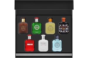 EVAFLORPARIS WHISKY Perfume Collection • Set di 7 miniatures • Eau de Toilette • Profumo da uomo • Per lei • Colonia • 10ml • EVAFLOR PARIS (scelto a caso tra 10 opzioni)