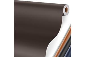 YAFLC Leder Reparatur Set Dunkler Kaffee, 40 x 160cm Kunstleder Selbstklebend, Lederflicken Selbstklebend Leder Patch für Couch, Sofa, Autositze Zubehör,Jacken, Handtaschen