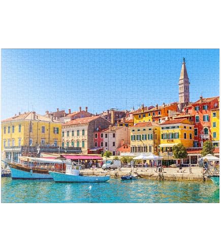 Mr. Broccoli Puzzle 1000 Pezzi – Lago Di Plitvice, Cascate 68x48 Cm, Cartone FSC Spesso 1,9 Mm - 2